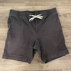 Vuori Black Cargo Explorer Shorts